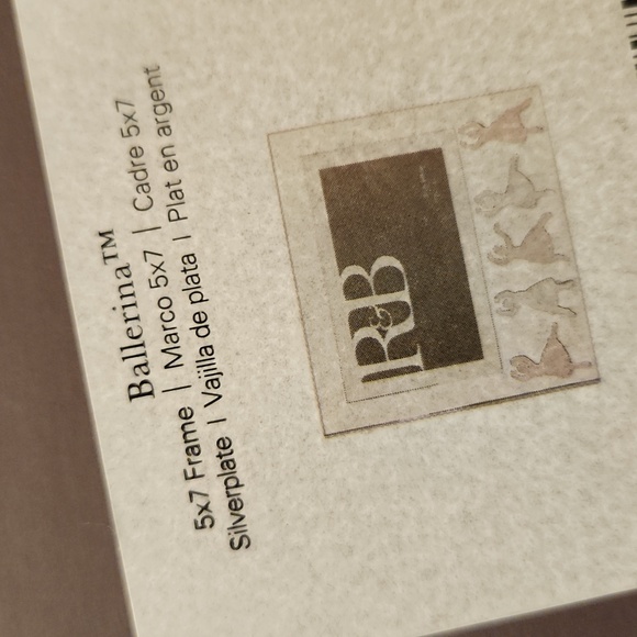 NIB - Reed & Barton Silver Ballerina 5x7 Frame - Picture 7 of 7